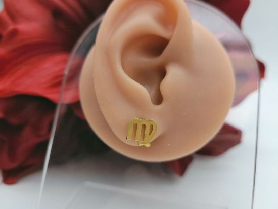 Sternzeichen Edelstahl Ohrstecker